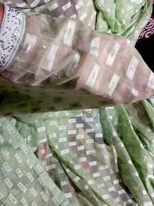 Pista Green Shining Saree