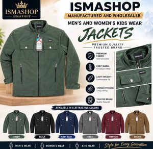 ISMASHOP Men's Premium Quality Jacket