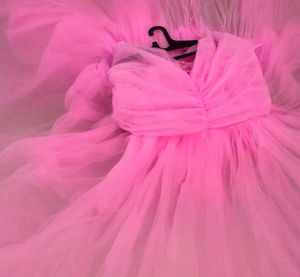 Stunning Pink Tulle Gown