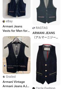 Armani original Jeans Denim Vest