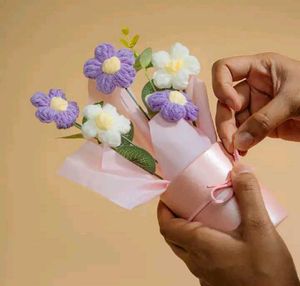 Handmade Crochet Flower Bouquet