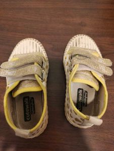 Sparkly Gold casual Baby shoes