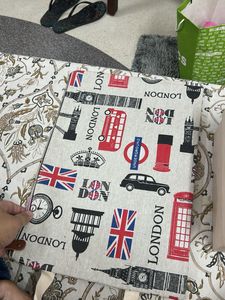 London Themed Decorative Fabric Panel