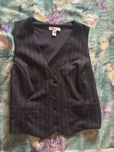 Pinstripe Vest