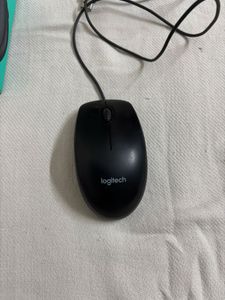 Logitech Wired USB Mouse- Black