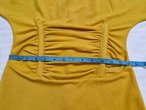 Mustard Long Sleeve Dress
