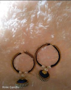 Red Jhumka Earrings