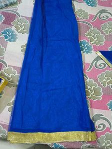 Royal Blue Embroidered Kurta Set