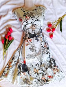 Floral Sky Blue Dress (Women)