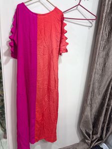 Vibrant Color Block Kurta