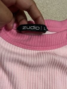 Pink Ribbed Tank Top