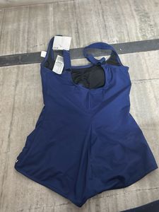 Navy Blue One Piece Swimsuit