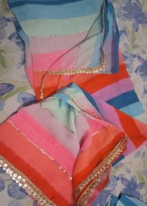 Saree With stitched Blouse