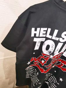 HELLSTAR GRAPHIC PRINTED OVERSIZE TEE 🔥🔥