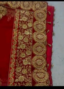 Bridal Lehenga - Red &amp; Gold