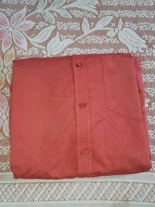 Otto Slim Fit Coral Shirt
