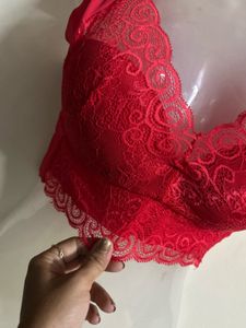 Red Lace Bralette