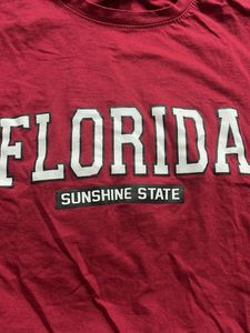 Red Florida Sunshine State T-Shirt