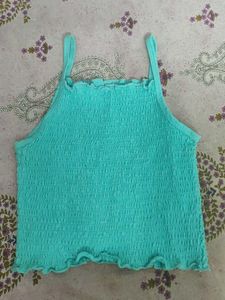 *Turquoise Smocked Cami Top 💙✨**