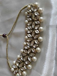 Elegant Pearl &amp; Crystal Necklace Set