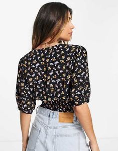 Pimkie Floral Print Cropped Top