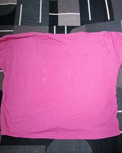 Pink Heart "Love The World" Twist Tee