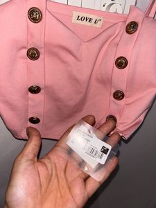 Pink Incense Crop Top