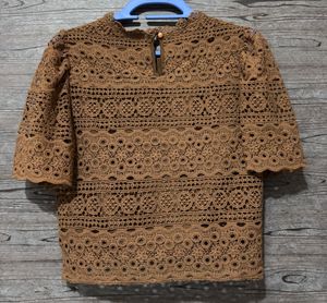 Elegant Crochet Lace Top