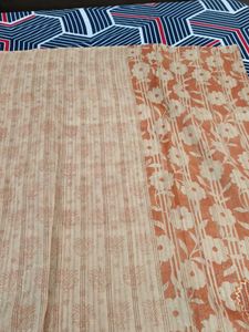 Good tan colour saree