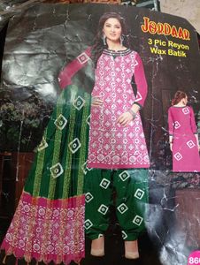 beautiful batik print dress material