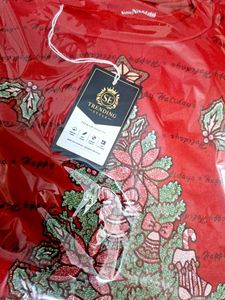 Red Christmas Tree Graphic Sweatshirt
