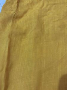 Yellow Embroidered Kurta