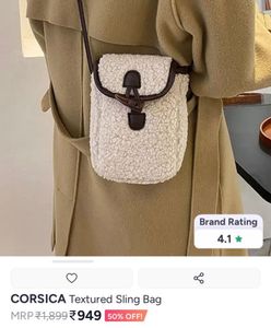 Cozy Teddy Fleece Crossbody Bag