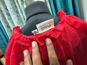 Red Frill Dress