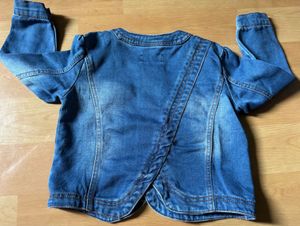 Denim Jacket with Puff Sleeves