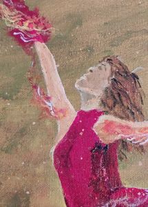 Dancing Woman Painting