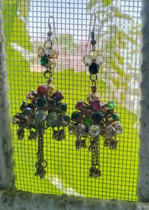 Multicolor Jhumki Earrings