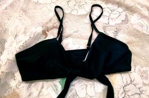 Chic Black Criss-Cross Bikini Set