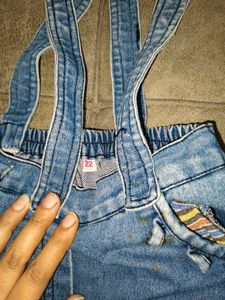 Cute Denim Dungarees