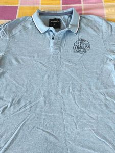 Stylish Blue Bossini Polo T-Shirt