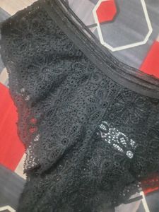 Elegant Black Lace Briefs