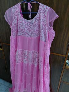 Beautiful Pink Floral salwar suit