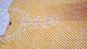 Vibrant Yellow Kurta Set with Dupatta