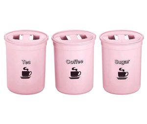 Tea, Coffee & Sugar Canisters Set