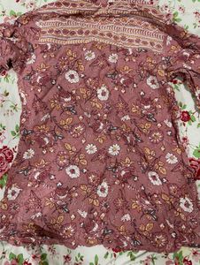 Floral Printed cotton tunic