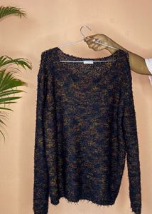 Cozy Multicolored Knit Sweater