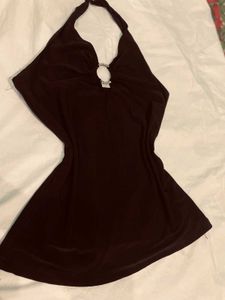 Elegant Black Halter top