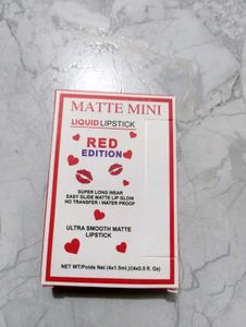 Matte Mini Liquid Lipstick - Red Edition