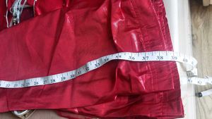 Red saree Set with blue velvet border