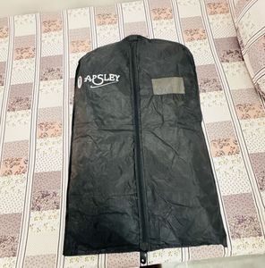 Men's Black Blazer with Crest Detail